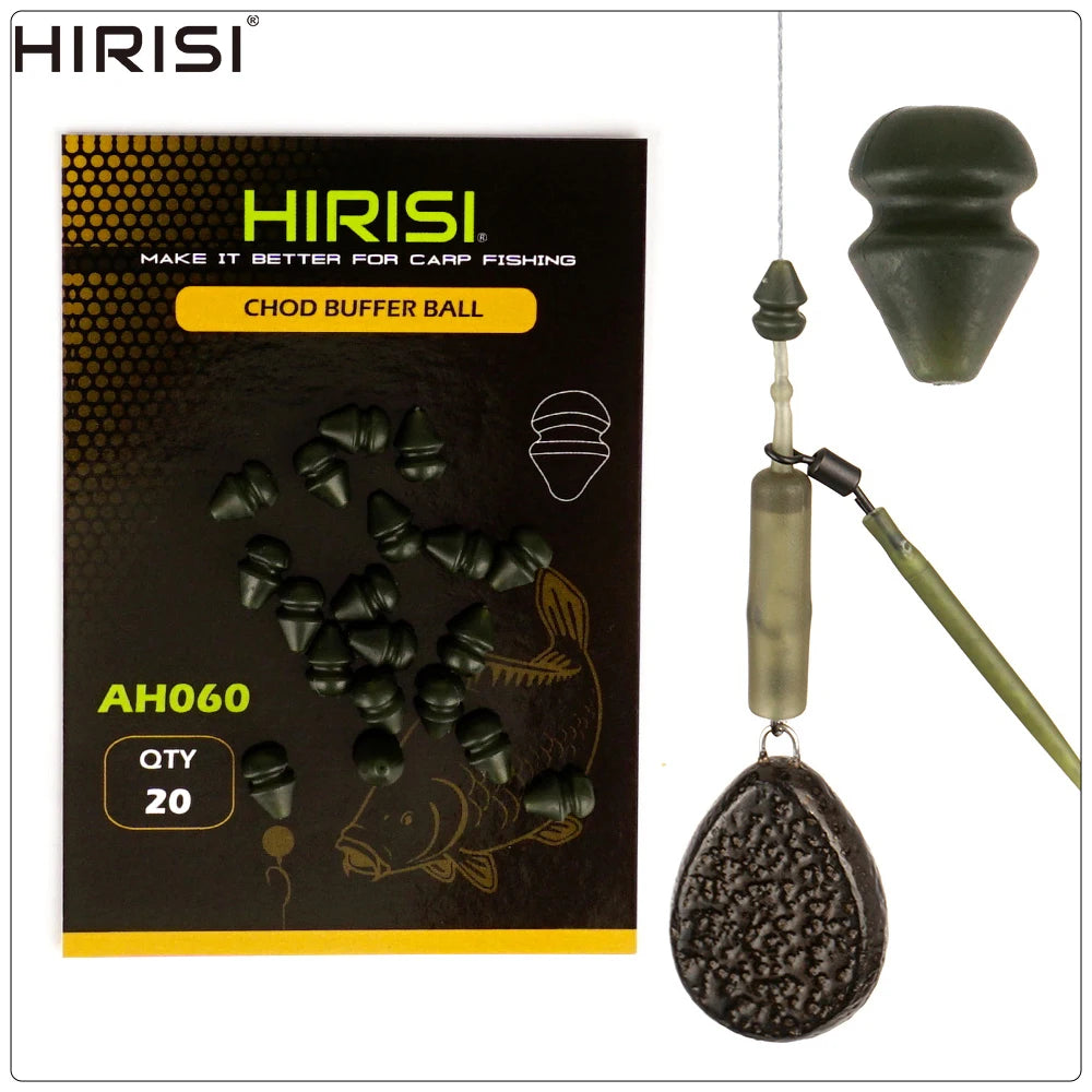 Hirisi Portable Carp Fishing Helicopter Beads for Pole & Float Fishing Terminal Tackle Hair Rigs Chod Rigs AH060