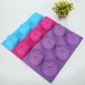 6-hole Flower Shape DIY Handmade Soap Silicone Mold
