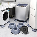 4pcs Anti Vibration Feet Pads Rubber Mat Slipstop Silent Universal Washing Machine Refrigerator Support Dampers Stand