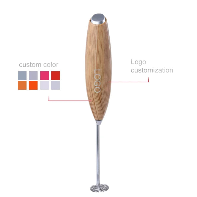 Pailite Easy Operation Handheld Electric Milk Frother Stainless Steel 304 Eco-Friendly for Cafe Use