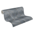 Made in Germany - Wallpaper rolls Graphic Grey Gold Metallic - Non Woven Vinyl - Wallpaper Texture for Walls - 1005 x 053 m