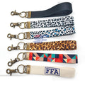 Lanyard Supplies Designer Custom Brand Wallet Strap Key Chain Holder Silk Screen Colorful Wristlet Short Polyester/Nylon