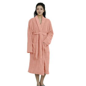 Unisex Weightless Waffle Robe Absorbent Unisex Lightweight Robe Soft Full Length Cozy Towel Robe