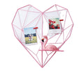 European Design Modern for Metal Iron Wire Wall Mount Customized Logo for Diamond Shape Colorful 50.5x50cm Photo Frame