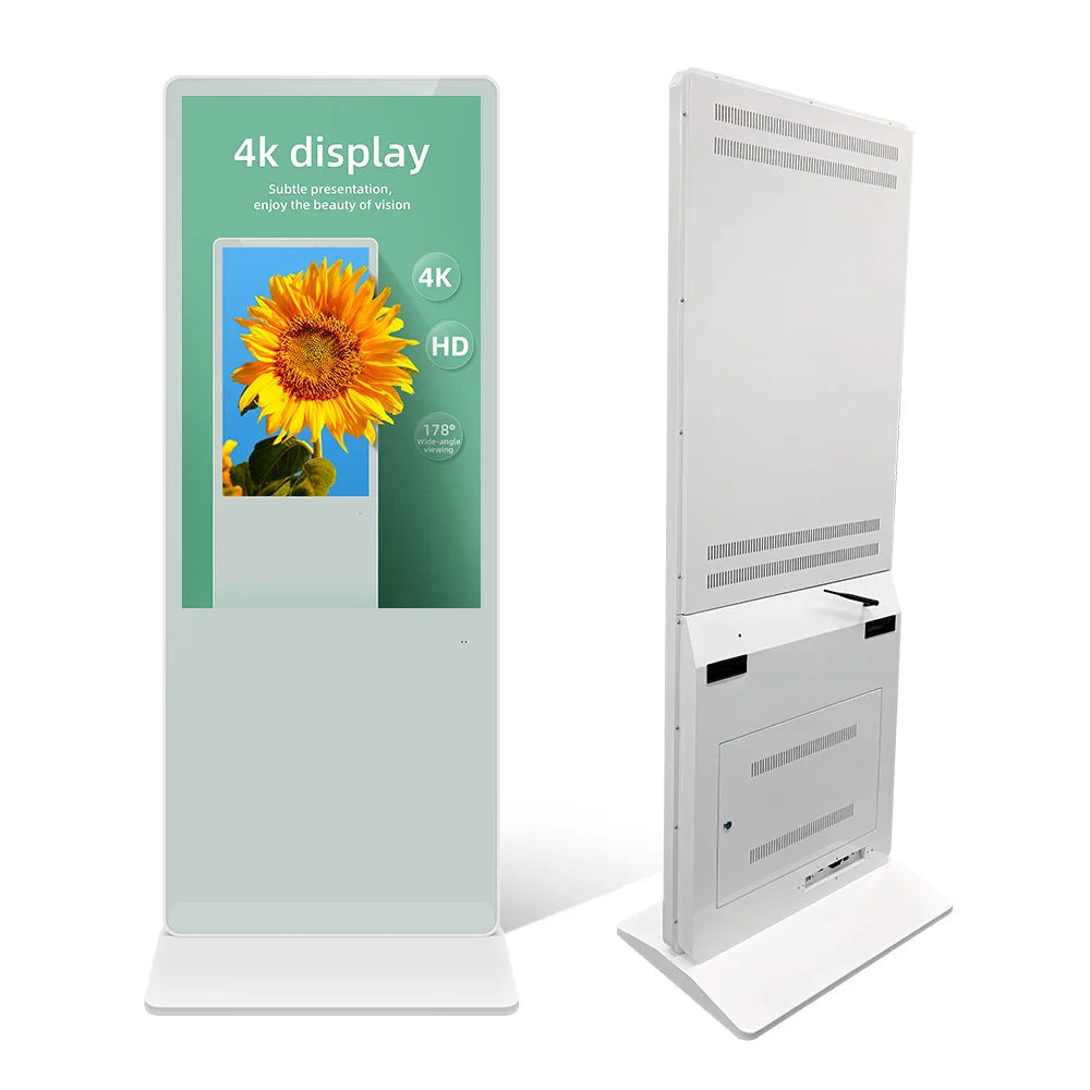 VISIGN Digital Signage Digital Signage Screen 55 Inch Floor Stand Digital Totem LCD Displayer Signages Kiosk Prices