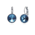 Korean Cute Drop Earrings Women Charm Crystal Earrings Creative 12 Birthstone Drop Earrings for Women  2023