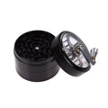 Custom Logo 40mm Metal Magnetic Grinder with Handles Herb Smoking Accessories Cigar Accessories