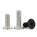 M1.4 M1.6 M2 5mm M2.5 M3 X 4mm M4 14mm M5 M6 Flathead Machine Screw Phillips Ultra Thin Low Profile Wafer Head Screw