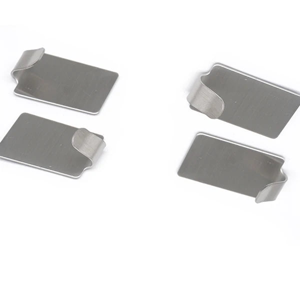 Custom Stainless Steel 304 Coat Self Adhesive Hooks Strong Stick Metal Removable Metal Hanger Hook