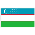High-quality Uzbekistan 3X5FT Polyester Flag Festival Fans Fan Flag Support Customization of Various Flags