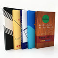 Factory Sale Small MOQ Custom Design Grey Board Book Boxes 3 Pack with Embossing & Matt Lamination Sponge Lined