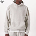 High Quality Custom Men's Soft Kangaroo Pocket Drop Shoulder Oversized Hoodie