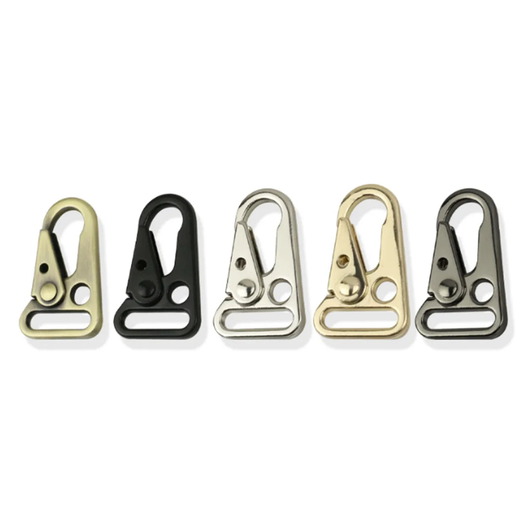 1'' 1.2'' 1.5'' Zinc Alloy Olecranon Hook Sling Clip Clasp Carabiner Snap Hook for Backpack Webbing Belt