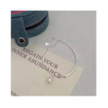 Fashion Link Chain 925 Sterling Silver Freshwater Pearl Curved Bar Bangle & Bracelet Women Fine Jewelry