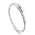 KALEN Unisex Gold/Silver/Black Stainless Steel Flexible Open Bangle Bracelet