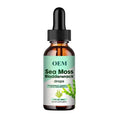 OEM/ODM/OBM Organic Sea Moss Liquid Drops Weight Loss Detox Cleanse Black Bladderwrack Burdock Seed Oil Liquid Booster