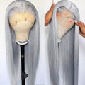 13X4 Transparent for Lace Front Natural Color Virgin Remy Brazilian Straight Human Hair Long Wigs Women 1 Piece