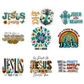 Dtf Jesus Sticker DTF Transfer Stickers Ready to Press Christian Verses Jesus DTFJesus Printing Heat Transfer Sticker