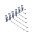 Customizable Black and White Rust Resistant Slatwall Metal Hooks Duty Single Wire Display Products Heavy Hooks