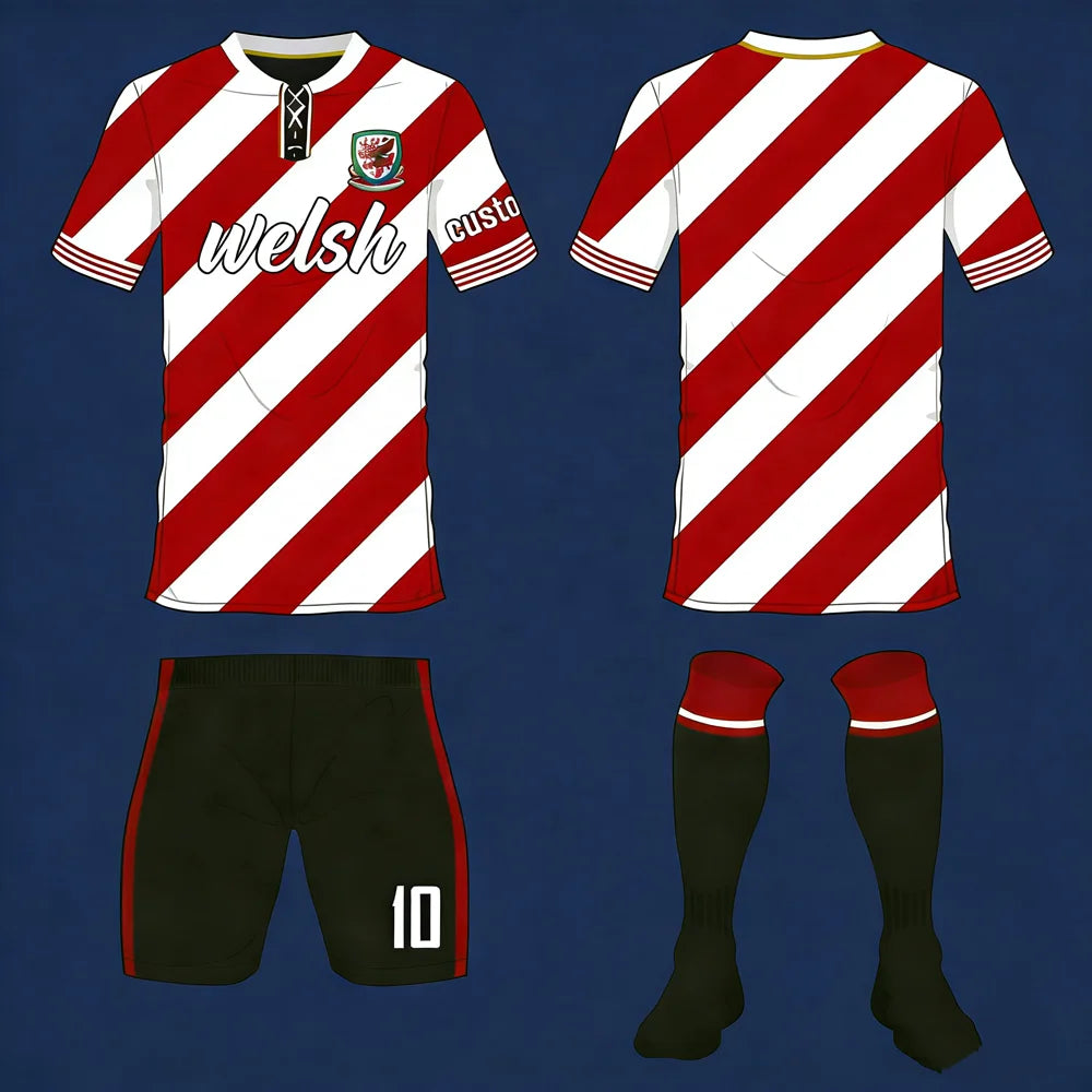 Custom Logo Football Shirt Jerseys for Women Sublimated Football Soccer Team Uniforms Breathable Quick Dry Jersey Shorts