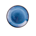 OEM ODM China Factory Wholesale Japanese Style Kiln Change Deep Blue Glazed Color 8" 10" Ceramic Kitchenware Dinner Plate Dishes