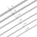 Silver Steel Color Stainless Steel Box Chain for Chain Necklace & Bracelet Making