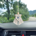 Macrame Wall Hanging Handmade Turkish Evil Eye Pendant Tapestry Nazar Decoration for Home Living Room Wall Home Decor Gift