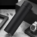 Hot Sell 24 Hrs Heat Insulated Double Wall Vacuum Flask Bottle Coffee Stainless Steel Water Bottle With Tea & Coffee Filter