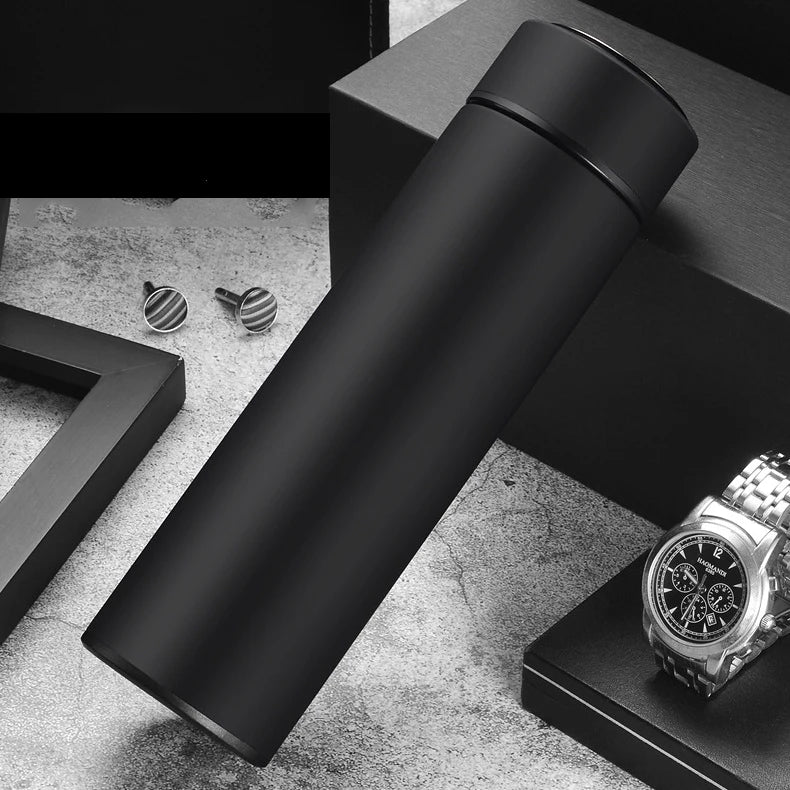 Hot Sell 24 Hrs Heat Insulated Double Wall Vacuum Flask Bottle Coffee Stainless Steel Water Bottle With Tea & Coffee Filter