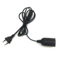 E27 Lamp Socket Holder EU Plug With On/off Switch Extension Cord for Hanging Lamp LED Bulbs Bases