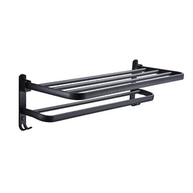 Electric Heated Stainless Steel Double Towel Bar Bathroom Towel Rack Mounted Design 60cm Modern Accessory Set Customizable Color