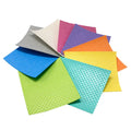 Eco-Friendly Biodegradable Reusable Cellulose Sponge Dish Cloth Super Absorbent 9 Colors Kitchen Cleaning Swadish Dish Clothes