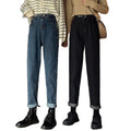Casual High Waist Loose Women Denim Jeans Streetwear Vintage Long Wide Leg Jeans Pants Female Trousers