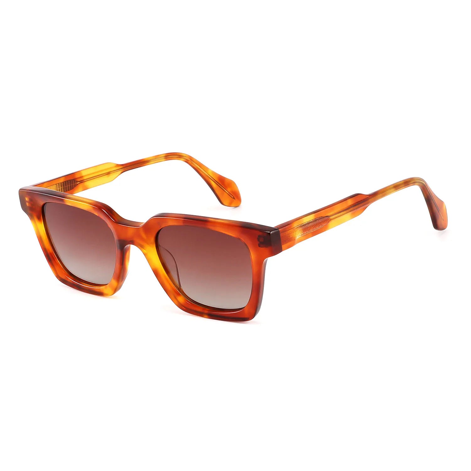 GLT96151 Custom Polarized Eyewear Vintage Acetate Sunglasses Handmade Cellulose Acetate Stylish Sunglasses