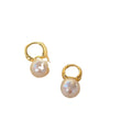 925 Sterling Silver INS Cute Minimalist Round Stud Earrings Gold Plated Hoop Huggies Jewelry for Women for Weddings