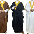 Wholesale Omani Moroccan Dhoti Al Noorarab Turkish Clothing Kaftan Abaya Muslim Men Bisht Thobe Drosh African Casual
