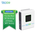 Solar Inverter 48v 6KW 6.2KW MPPT String Inverter Off-grid Inverter Parallel Connection Rated Power Pure Sine Wave for Home Use
