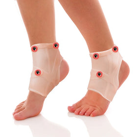 Gel Magnetic Ankle Brace Compression Strap Sleeves Bandage Support Gear Fitness Foot Protective Sports Gel Socks Heel Soft
