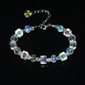 Hot Selling Square Crystal Stone Bracelet Shining Ab Color Exquisite Luxury Fashion Bracelets & Bangles Jewelry