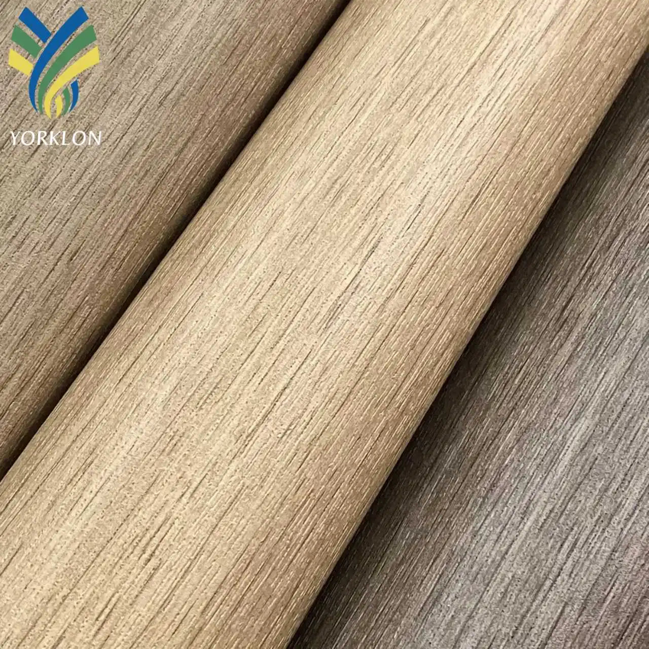 WALNUT Natural Wood Textured PVC Wallpaper Wallcoverings Restaurant Hotel Bedroom Office Vinyle Material Heat Insulation