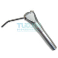 1 Set 3 Way Syringe Handpiece Dental Air Water Spray Triple Autoclavable With 2 Nozzles for Dental Lab Silvery Dentist Equipment