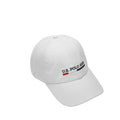 Custom Logo White Dad Hat 100% Polyester Breathable Waterproof Quick Dry Feature Laser Drilling Sporty Snapback Unisex Hand