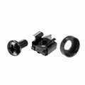 Steel Black Zinc Galvanized Mounting Screws Nuts M6x12mm Server Rack Cage Nuts Black for Server Shelves