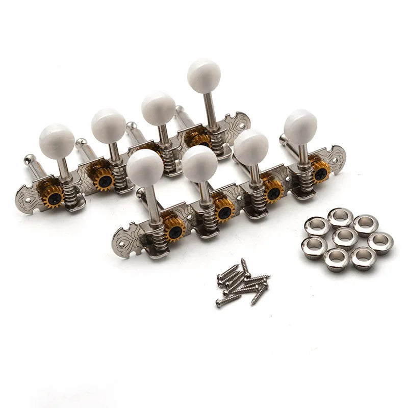 Mandolin Machine Heads Tuners Tuning Keys Pegs for Mandolin Instrument Gold Nickel Plated