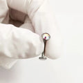G23 Titanium Curved Barbell Children's Wedding Engagement Gift Genital Piercing Vertical Hood Jewelry
