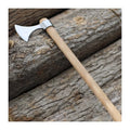 Best Quality Custom Handmade High Carbon Steel Viking Tactical Camping Tool Ax Tomahawk With Leather Sheath Bushcraft Viking Axe