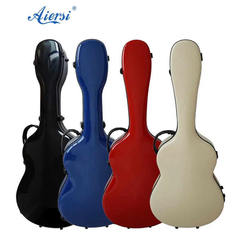 Wholesale Aiersi Brand Hard Shell Guitar case Professional Manufacturer China Made Fiber Musical Guitar case for Sale