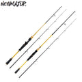 NEWMAJOR 1.8M 2.1M 2.4M 2-Section Spinning/Casting Carbon Fiber Bass Trout Lure Fishing Rod for Sea Saltwater Fishing Techniques