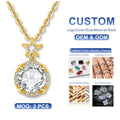 Jewelry Manufacturer Real 925 Sterling Silver Pendant Custom Handmade Women Gold Plated Pendants Opal Necklace