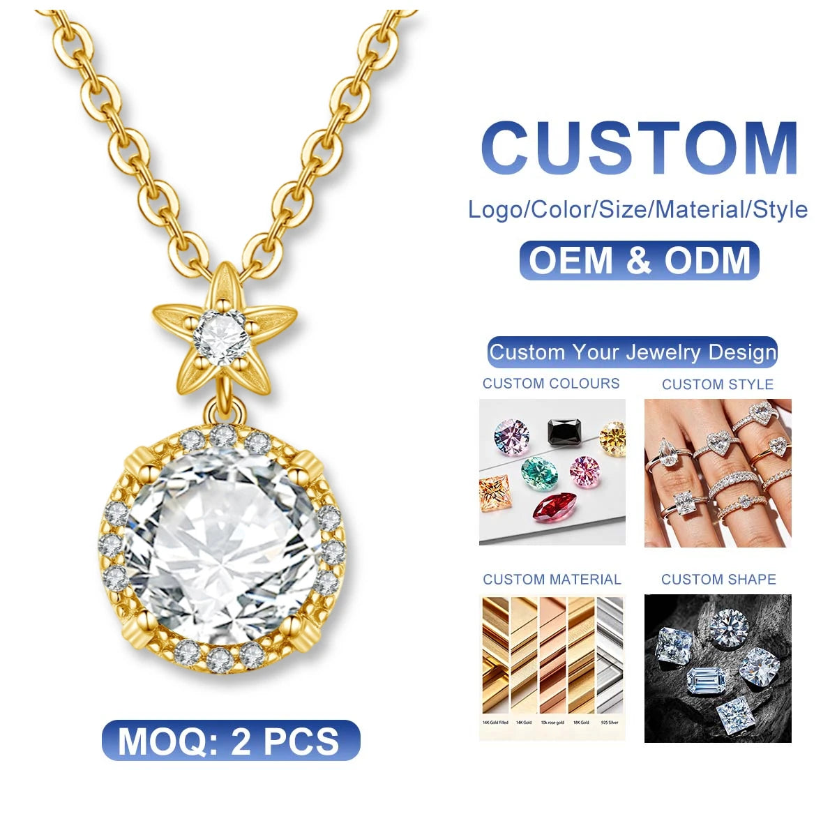 Jewelry Manufacturer Real 925 Sterling Silver Pendant Custom Handmade Women Gold Plated Pendants Opal Necklace